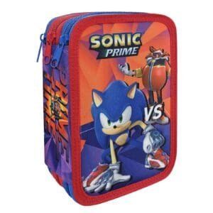 Κασετίνα Γεμάτη Τριπλή Sonic 19,5x12,5x7cm Sonic - (1ΤΕΜ) - (50-3120)