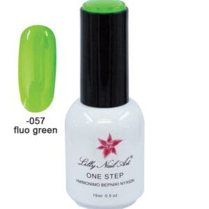 Ημιμόνιμο μανό one step 15ml - Fluo green [40504001-057] - (Περιλαμβάνει 1 τεμ)