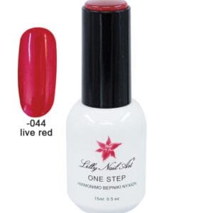 Ημιμόνιμο μανό one step 15ml - Live Red [40504001-044] - (Περιλαμβάνει 1 τεμ)