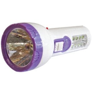 Πλαστικός επαναφορτιζόμενος φακός led 400mAh με 8 led στην λαβή [00600046] - (Περιλαμβάνει 2 τεμ)