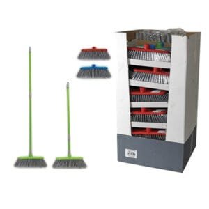 Σκούπα με επεκτεινόμενο κοντάρι 130cm [77903700] - (Περιλαμβάνει 2 τεμ)