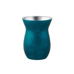 Βάζο γυάλινο πετρόλ 18cm [70604538] - (Περιλαμβάνει 2 τεμ)