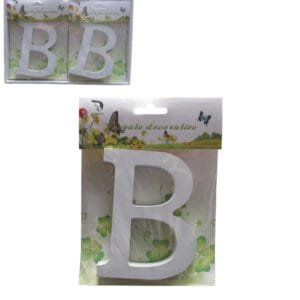 Ξύλινο γράμμα χειροτεχνίας "B" [30501317-B] - (Περιλαμβάνει 6 τεμ)