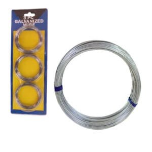 Σετ 3 γαλβανιζέ σύρματα Φ0,5cm [30601170] - (Περιλαμβάνει 6 τεμ)