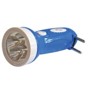 Πλαστικός επαναφορτιζόμενος φακός led 350mAh με 4 led [00600044] - (Περιλαμβάνει 6 τεμ)