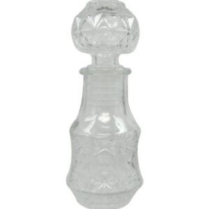Γυάλινη διάφανη φιάλη 50ml με πώμα - 12x4,5cm [00103210] - (Περιλαμβάνει 6 τεμ)