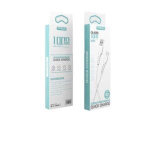 Treqa Καλώδιο ταχείας φόρτισης CA-8763 type-c 1m 6A [30502120] - (Περιλαμβάνει 6 τεμ)