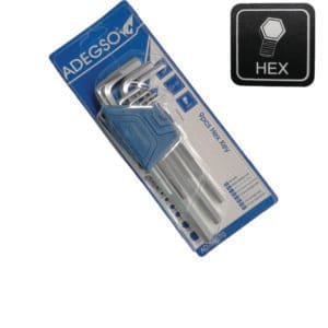 Σετ 9 κλειδιά άλεν 1,5-10mm [30501436] - (Περιλαμβάνει 2 τεμ)