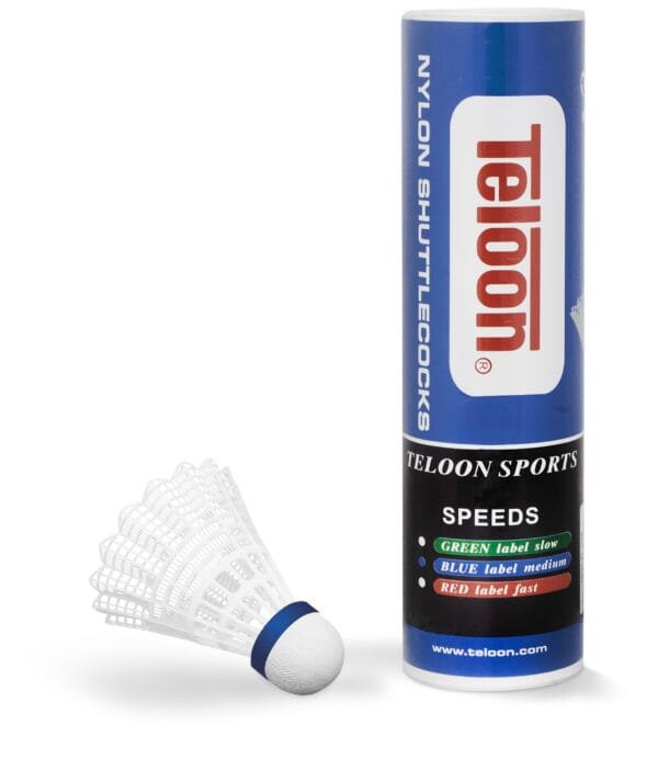 Μπαλάκια Badminton Προπόνησης Νάιλον, μεσαίας ταχύτητας (6 τμχ.) 42072