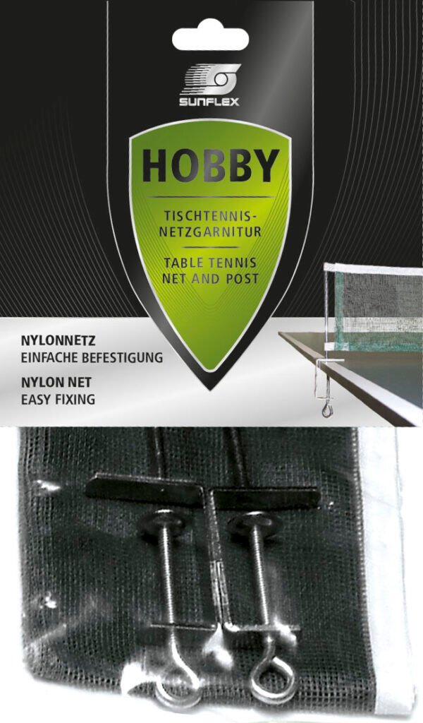 Δίχτυ Ping Pong με Στηρίγματα Sunflex Hobby 42750