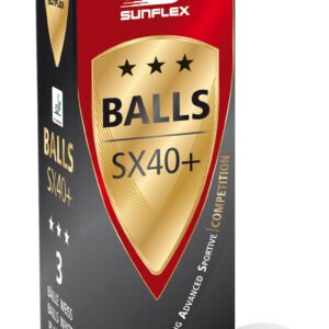 Μπαλάκια Ping Pong Sunflex SX40+ Competition PVC 3 Τεμάχια 97253