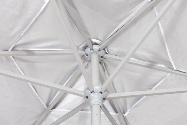 Ομπρέλα Παραλίας/Κήπου Escape 2.4m 6 Ακτίνες Silver Grey 12206 - Image 3