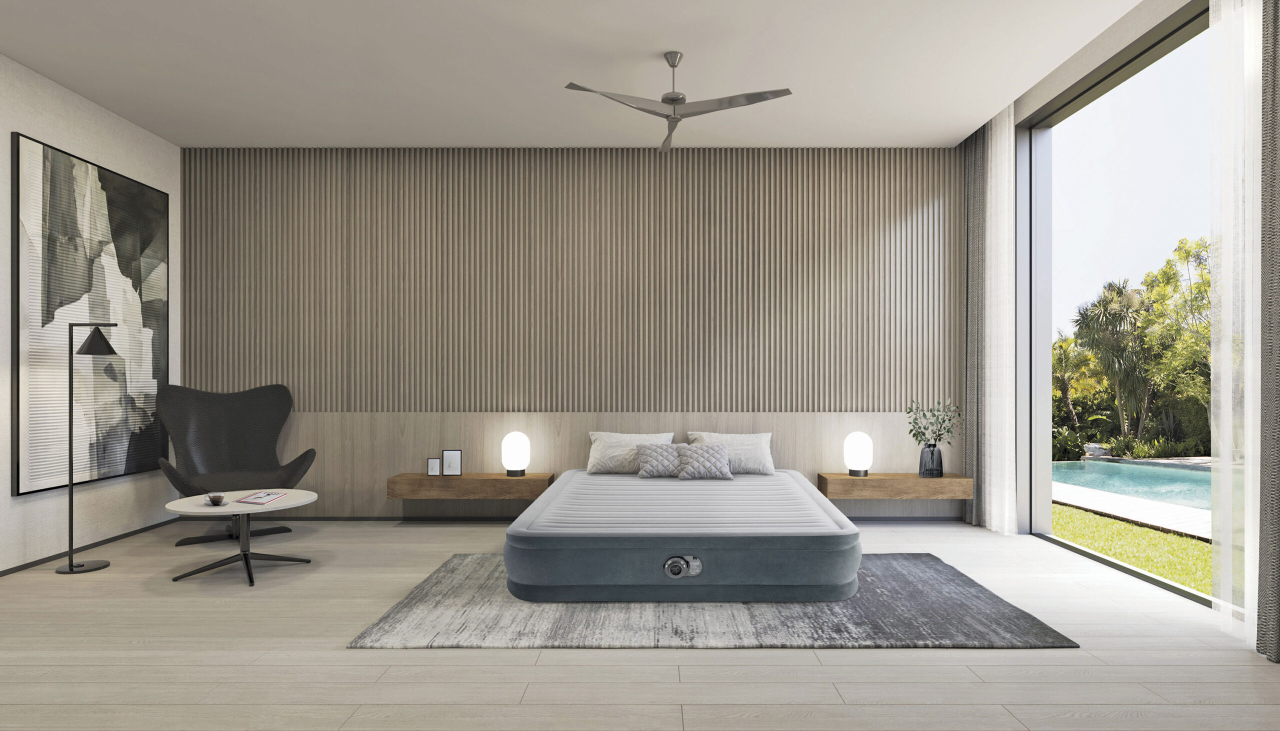 Φουσκωτό Στρώμα Ύπνου Intex Comfort-Plush Low Queen 67770