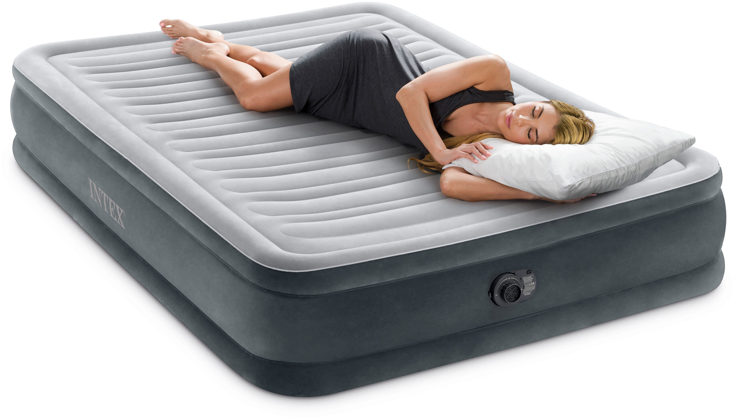 Φουσκωτό Στρώμα Ύπνου Intex Comfort-Plush Low Queen 67770 - Image 5