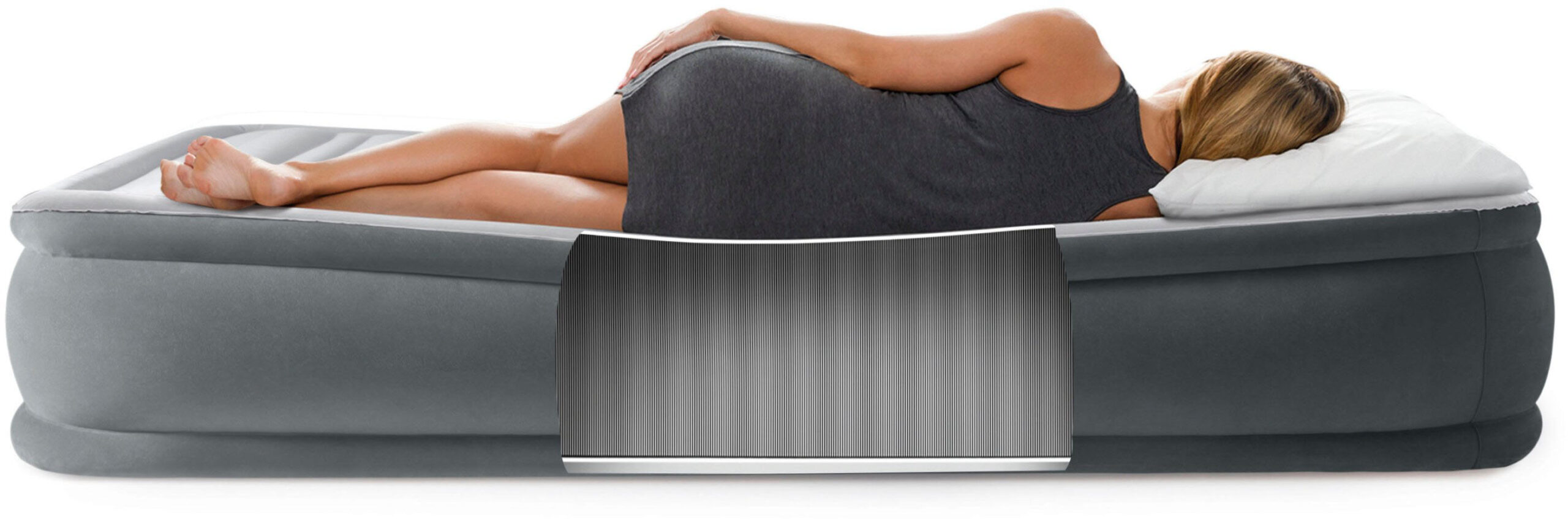 Φουσκωτό Στρώμα Ύπνου Intex Comfort-Plush Low Queen 67770 - Image 6