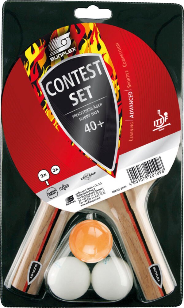 Σετ Ping Pong Sunflex Contest (2 ρακέτες + 3 μπαλάκια) 97231