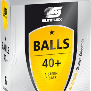 Μπαλάκια Ping Pong Sunflex Advanced PVC 6 Τεμάχια 97251