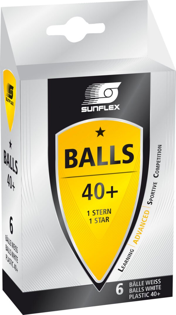 Μπαλάκια Ping Pong Sunflex Advanced PVC 6 Τεμάχια 97251