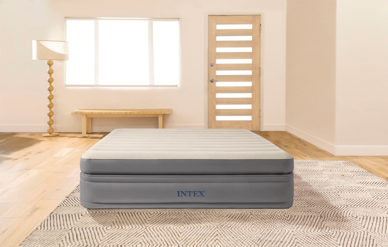 Φουσκωτό Στρώμα Ύπνου Intex Prime Comfort Queen 64164
