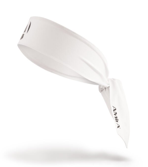 Περιμετώπιο Bandana AMILA Tie Band Λευκό 45708
