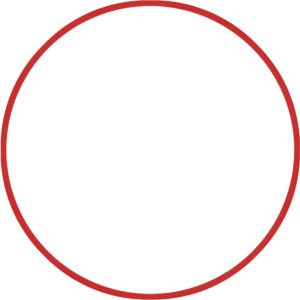 Χούλα-Χουπ HQ 60cm - Φ19mm - 230gr, Κόκκινο 98803