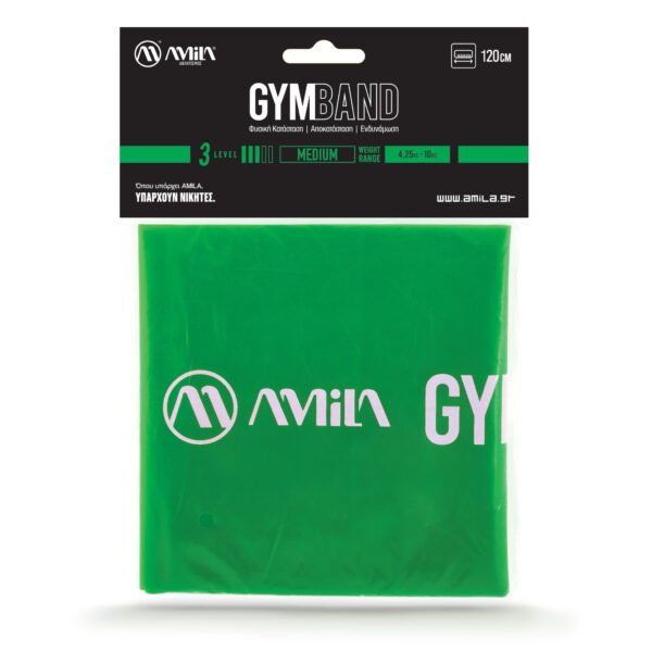Λάστιχο Αντίστασης AMILA GymBand 1.2m Medium 48182 - Image 3