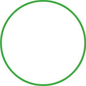 Χούλα-Χουπ 70cm - Φ19mm - 175gr, Πράσινο 48059