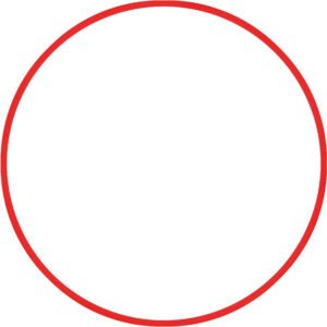 Χούλα-Χουπ HQ 70cm - Φ19mm - 280gr, Κόκκινο 98809
