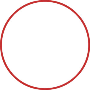 Χούλα-Χουπ HQ 70cm - Φ19mm - 280gr, Κόκκινο 98809