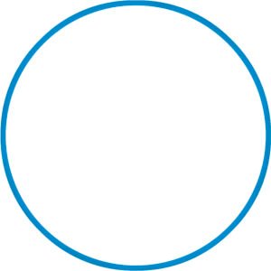 Χούλα Χουπ HQ 80cm - Φ19mm - 330gr, Μπλε 98818