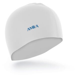 Σκουφάκι Κολύμβησης AMILA Basic Λευκό 47000
