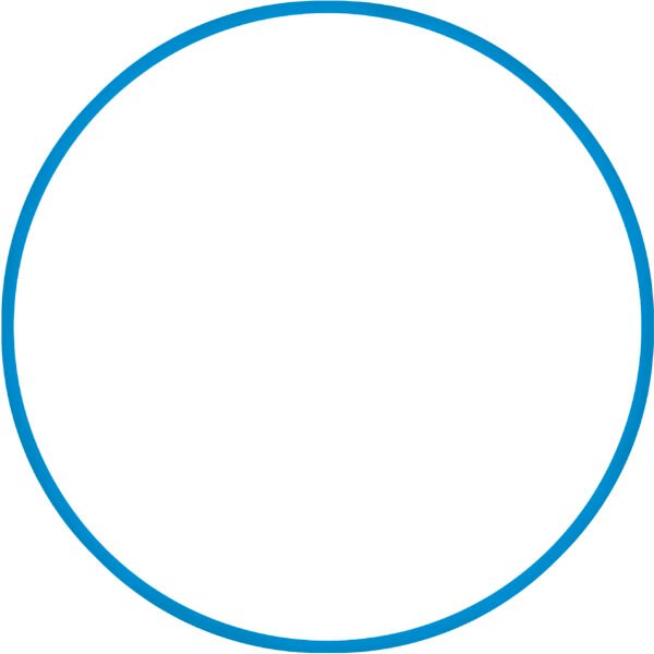 Χούλα-Χουπ 60cm - Φ18mm - 155gr, Μπλε 48166