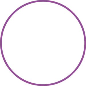 Χούλα Χουπ HQ 80cm - Φ19mm - 330gr, Μωβ 98819