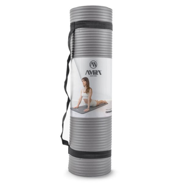 Στρώμα Γυμναστικής NBR 15mm 80Kg 183cm Γκρι 81730 - Image 6