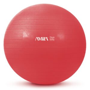 GymBall 75cm Κόκκινη Bulk 48443