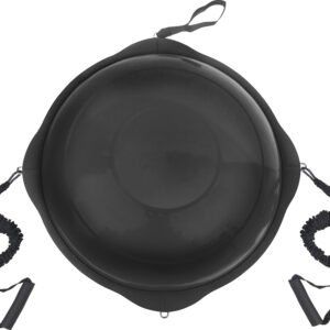 AMILA Balance Ball με Ξύλινη Βάση Mat Black 63cm 48193