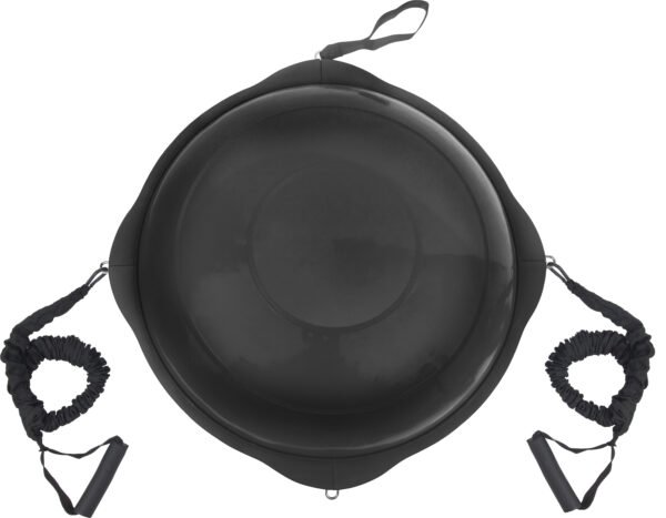 AMILA Balance Ball με Ξύλινη Βάση Mat Black 63cm 48193
