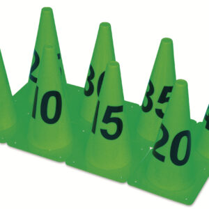 Κώνοι με Νούμερα Σετ 8τμχ Πράσινοι 99306