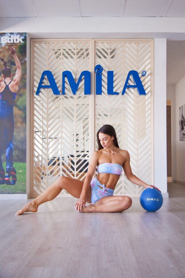 Μπάλα Γυμναστικής AMILA Pilates Ball 19 cm Μπλε Bulk 48432 - Image 3