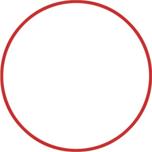 Χούλα Χουπ HQ 80cm - Φ19mm - 330gr, Κόκκινο 98817