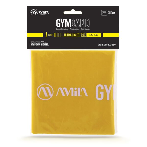 Λάστιχο Αντίστασης AMILA GymBand 2.5m Ultra Light 48185 - Image 3