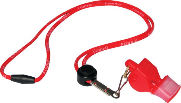 Σφυρίχτρα FOX40 Classic CMG Official Κόκκινη με Κορδόνι 96030108 - Image 3