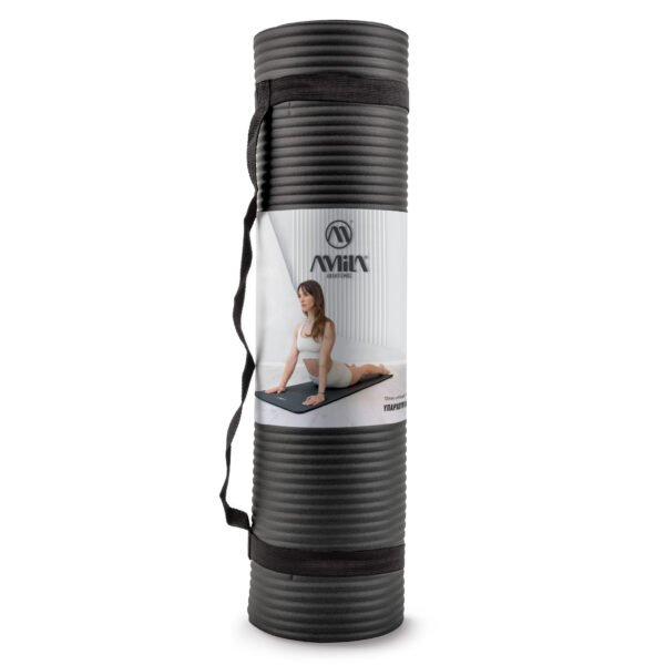Στρώμα Γυμναστικής NBR 12mm 90Kg 142cm Μαύρο 95905 - Image 6
