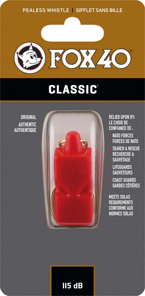 Σφυρίχτρα FOX40 Classic Safety Κόκκινη 99020100 - Image 3