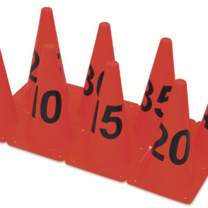 Κώνοι με Νούμερα Σετ 8τμχ Κόκκινοι 99304