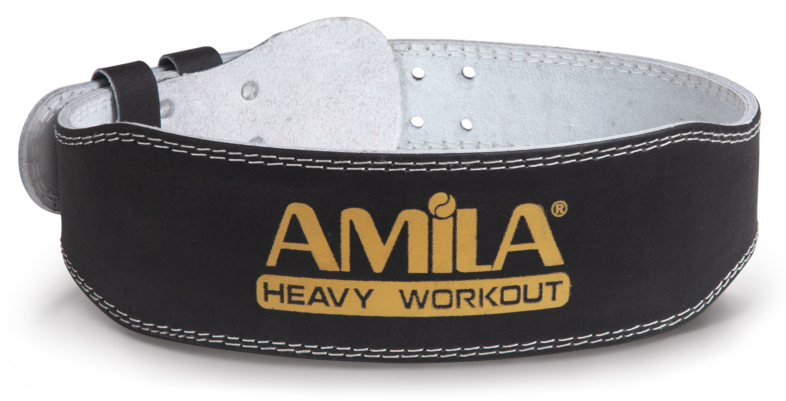 Ζώνη Άρσης Βαρών Δερμάτινη Μαύρη C Quality S 83336