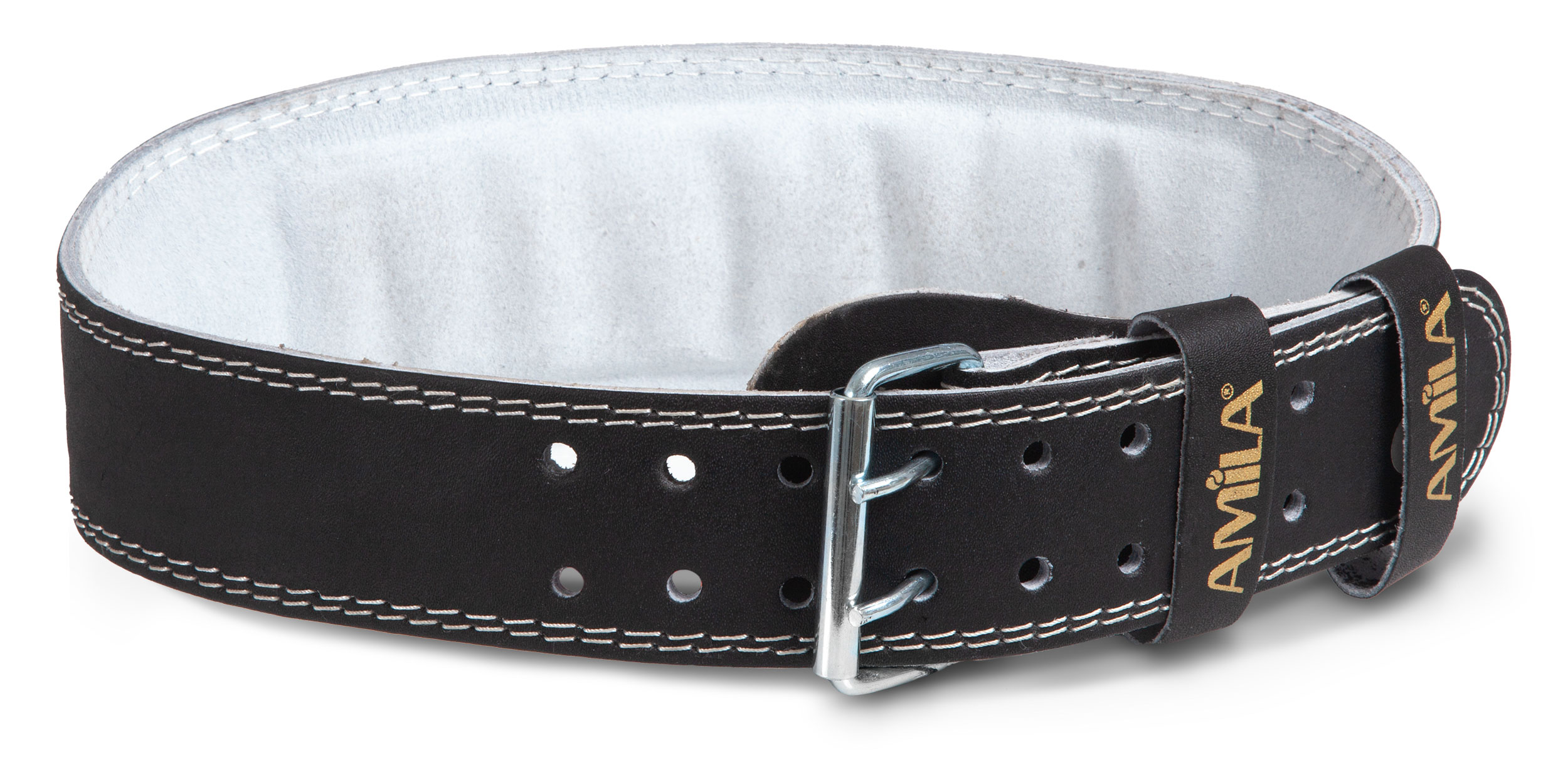 Ζώνη Άρσης Βαρών Δερμάτινη Μαύρη C Quality S 83336 - Image 3