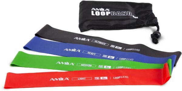 Σετ Λάστιχα Αντίστασης AMILA SMALL LOOPBAND (Light - Ultimate) 96605 - Image 3