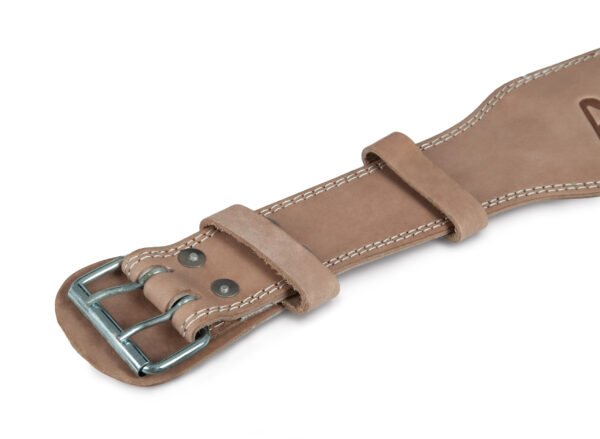 Ζώνη Άρσης Βαρών AMILA Δερμάτινη Μπεζ A Quality L 44302 - Image 4