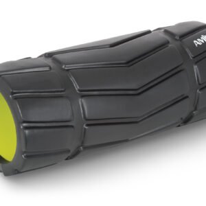 AMILA Foam Roller Arrow Φ14x33cm Μαύρο/Λάιμ 96828